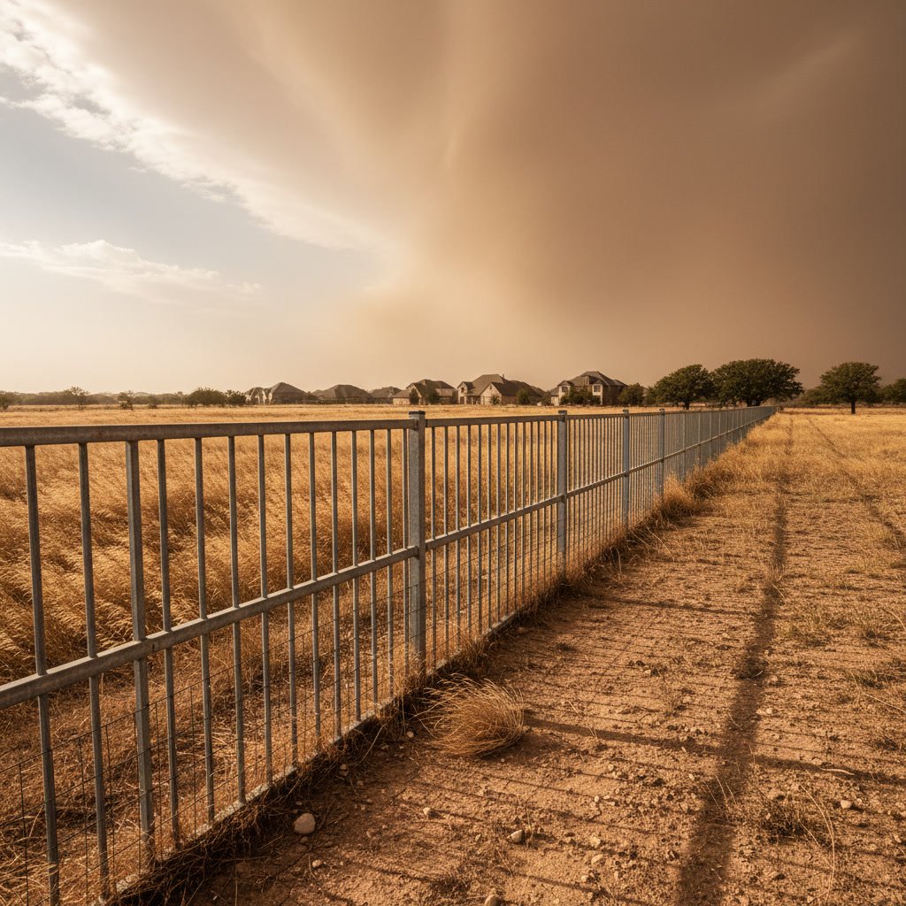 Vinyl and metal fence materials standing strong in Texas summer weather